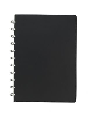A4 Pur Jet Leather with Cream 5x5 Dot Grid Pages